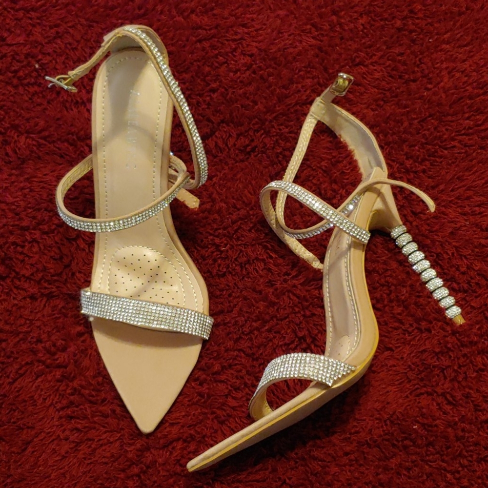 Rhinestone 4in heel